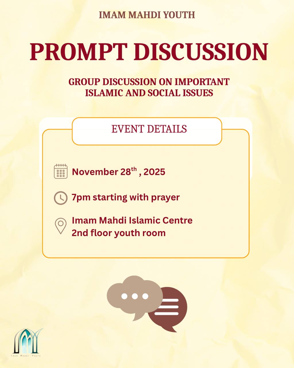 Youth Program — Nov 28